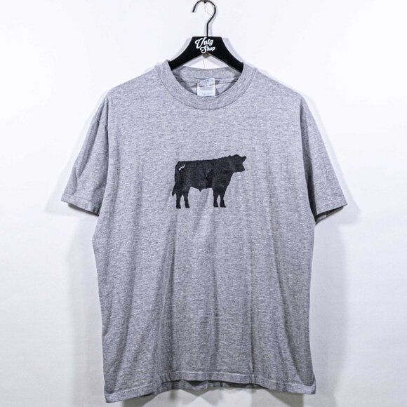 NYU Stern Steak Club NYC 2000 T-Shirt University Large Y2K College Retro - Picture 2 of 7